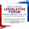 Legislative Forum June 25